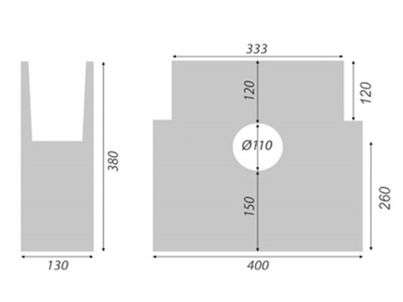 Vpusť Gutta A15  (pozinkovaná mříž)