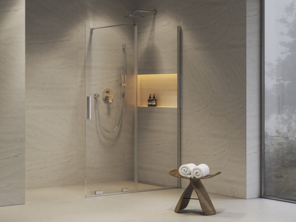 Ravak ROWI 140, lesk+transparent