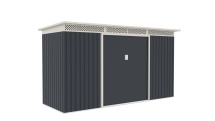 Lemezből készült kerti ház G21 GRAH 483 - 340 x 142 cm, antracitový