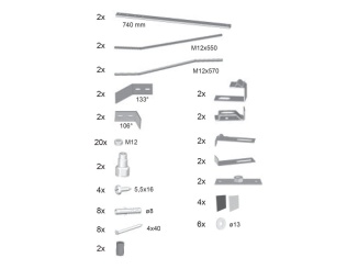 Vane a vaňové zásteny – Ravak Panelkit LoveStory II