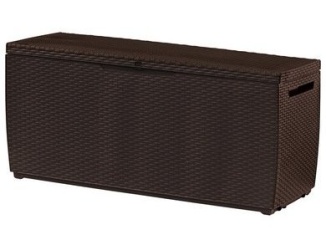 Bútor –  Keter Keter Capri Ratan - zahradní úložný box 305 L - 123 x 53 x 57 cm - hnědý