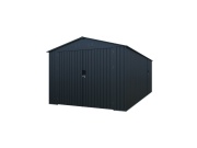 Kovová garáž 3 x 6 m se sedlovou střechou Antracit Riwall PRO RMCG 20x10 Anthracite