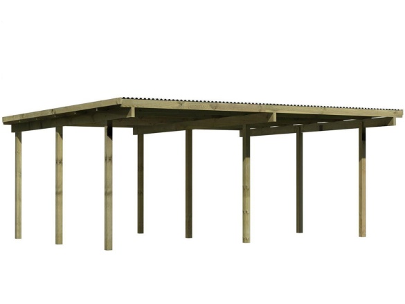 Přístřešek na auto Karibu Carport ECO A