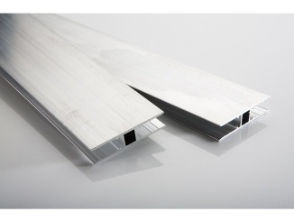 Hollow plates – H profil Alu 10 mm T-plastics