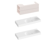 Ravak SD Lite 120 L skříňka pod umyvadlo Alabaster Pink