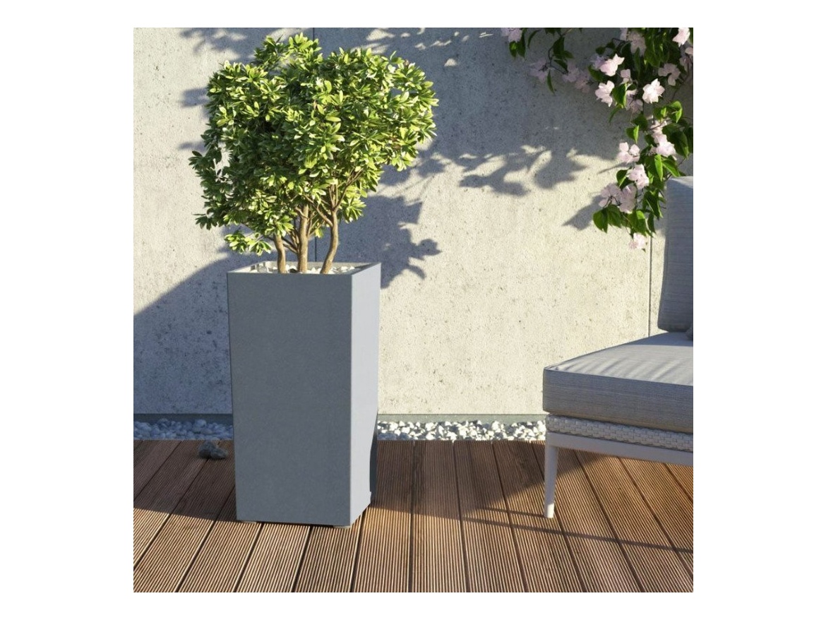 Granitové květináče Granisil granitový květináč KUBI vysoký 60 cm