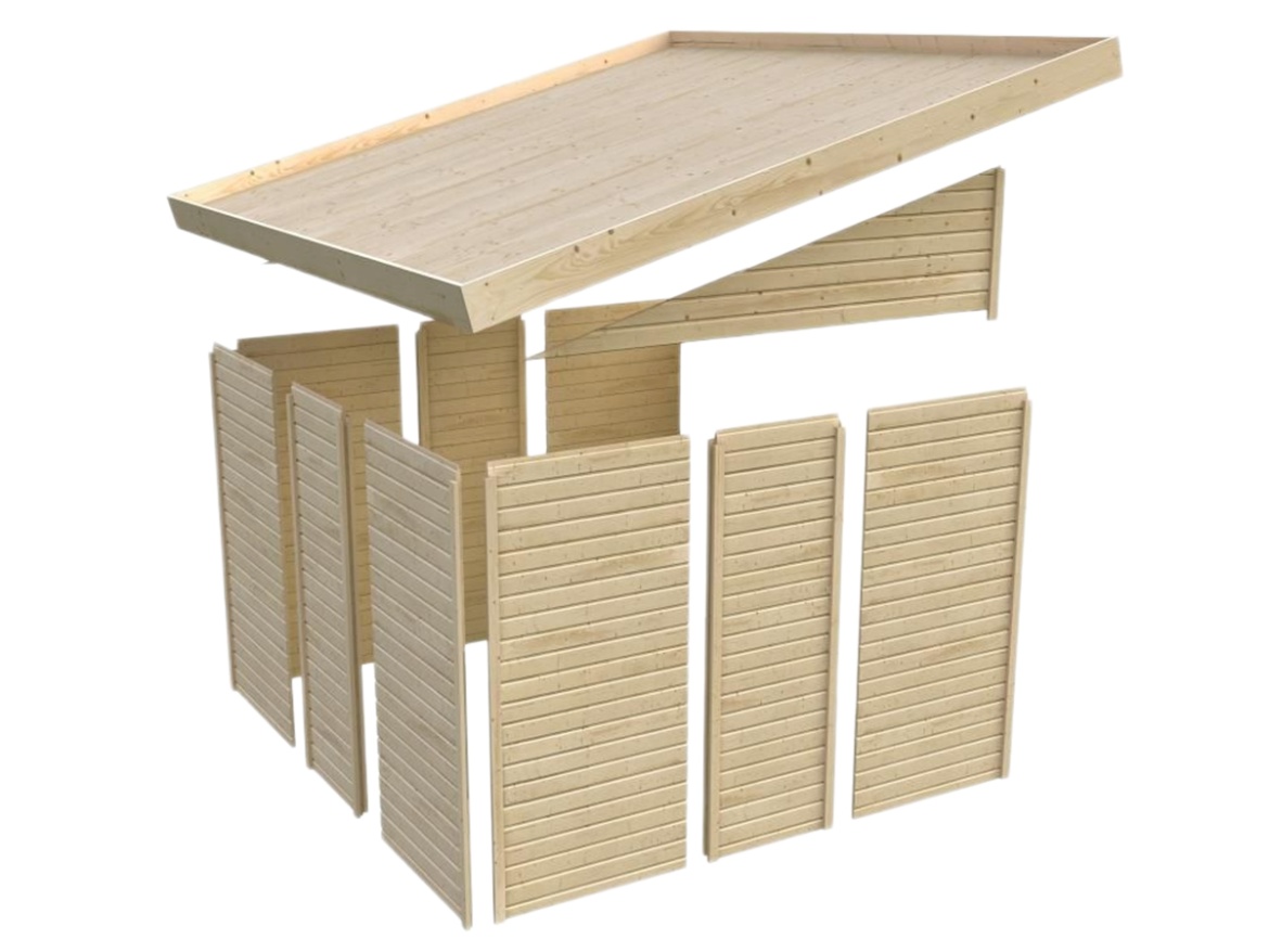 Dřevěný domek Karibu Wandlitz Plus