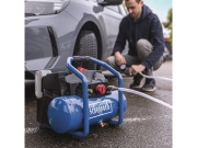 2x 20 V-os IXES akkumulátoros olajmentes kompresszor 6 l (akkumulátor és töltő nélkül) Scheppach C-ACT160/6-X