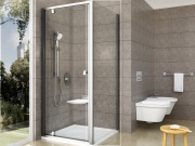 Ravak PPS 80, čierna+transparent