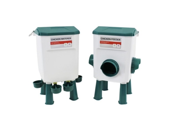 Scobax Set automatické krmítko 7.5 kg + napáječka 11.5 l