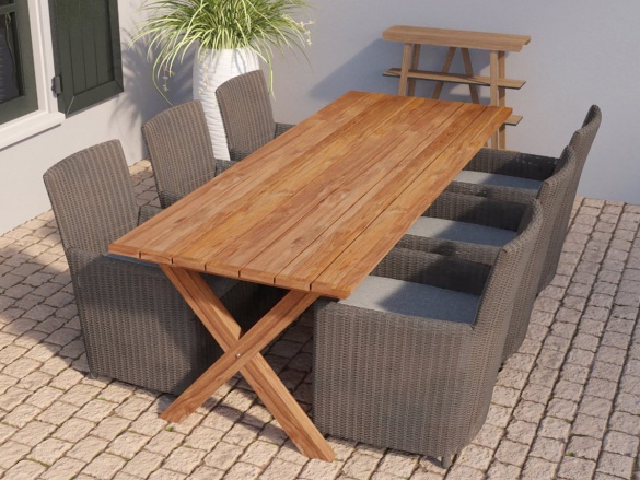 Zahradní stůl Tuindeco Rustic garden table