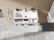 Ravak Umývadlo Clear 80, s otvorom pre batériu, bez prepadu