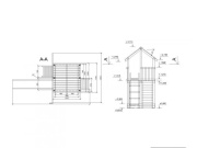 Gyermekeknek játszótér a kertben Česká Manufaktura Honzík