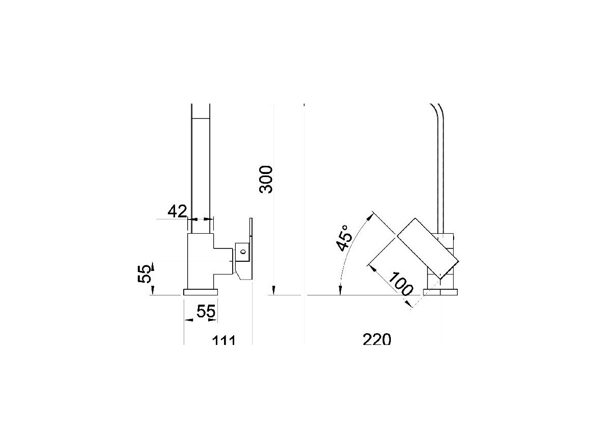 Novaservis Dřezová baterie Nobless Edge, granit/písek, stojánková,  36713,GRS