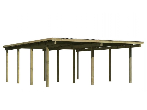 Přístřešek na auto Karibu Carport ECO A