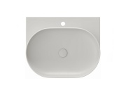 Ravak Umývadlo Yard 60, s otvorom pre batériu, bez prepadu, biela
