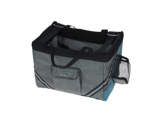 Chov zvierat –  Scobax Cestovní taška na na kolo pro psa Vacation 38x29x25 cm, šedá/modrá