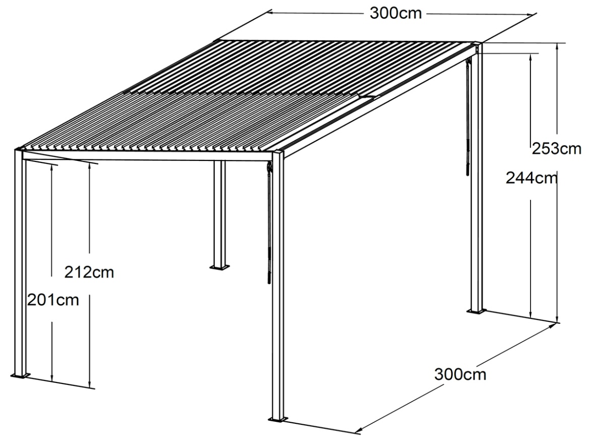 Pergola Lanit Plast Solo Bioclimatic