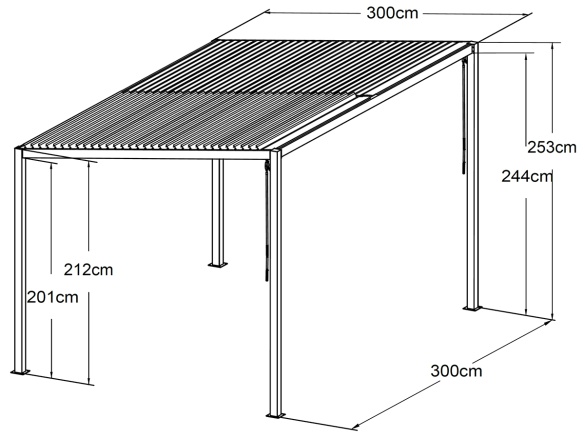 Pergola Lanit Plast Solo Bioclimatic