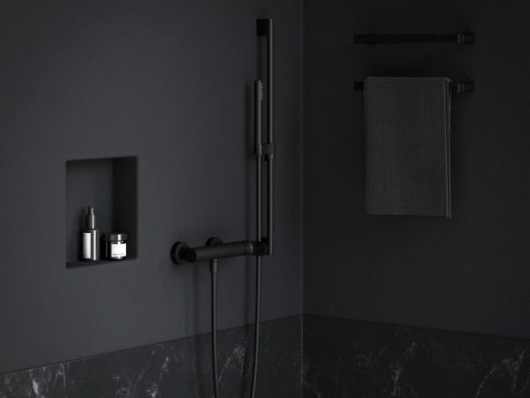 Ravak EL 032.20GB Sprchová nástenná batéria bez sprchového setu, grafit kefovaný