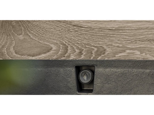 Keter Zahradní květináč/ truhlík pro pnoucí rostliny Keter TULIP DECO - walnut / ořech