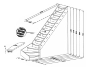 Schodiště Scobax Archistep Panorama