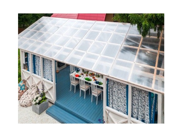 Lexan Polykarbonátová komůrková deska 10 MM ČIRÁ, 2 stěny