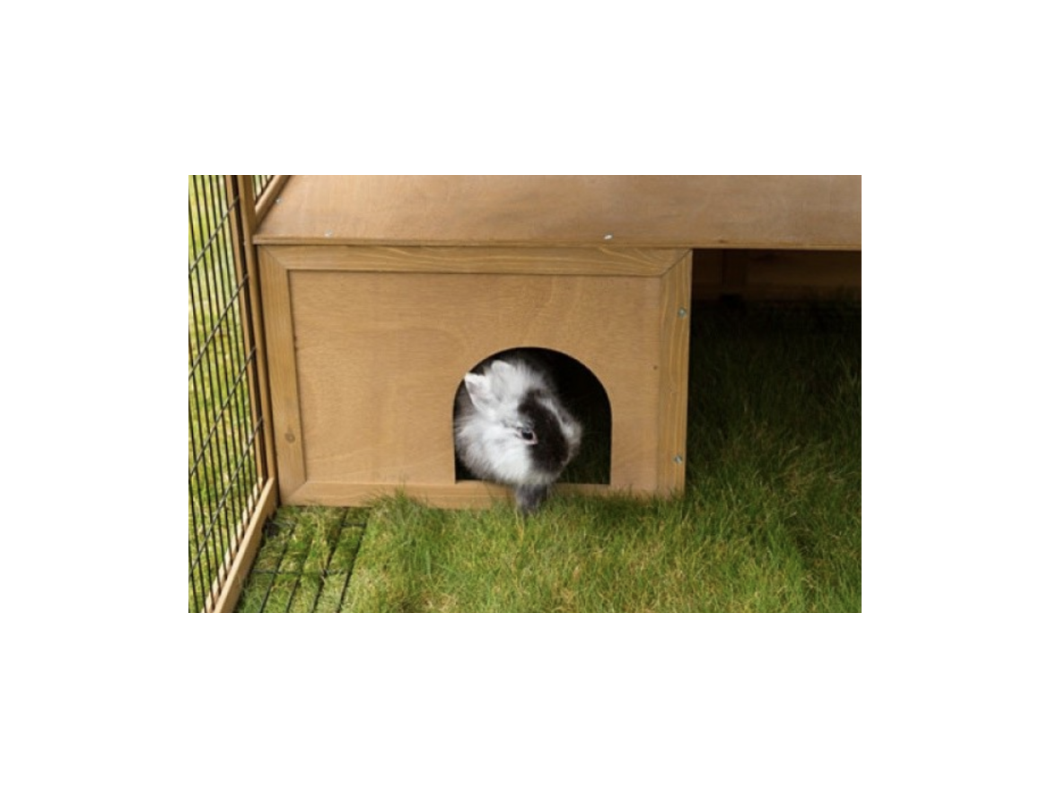 Scobax KERBL výběh pro králíky, odklopný s domečkem, 220 x 115 x 75 cm