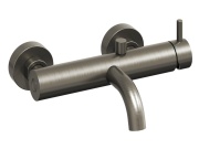 Ravak ES 022.20GB Vanová nástěnná baterie bez sprchového setu, Graphite Brushed