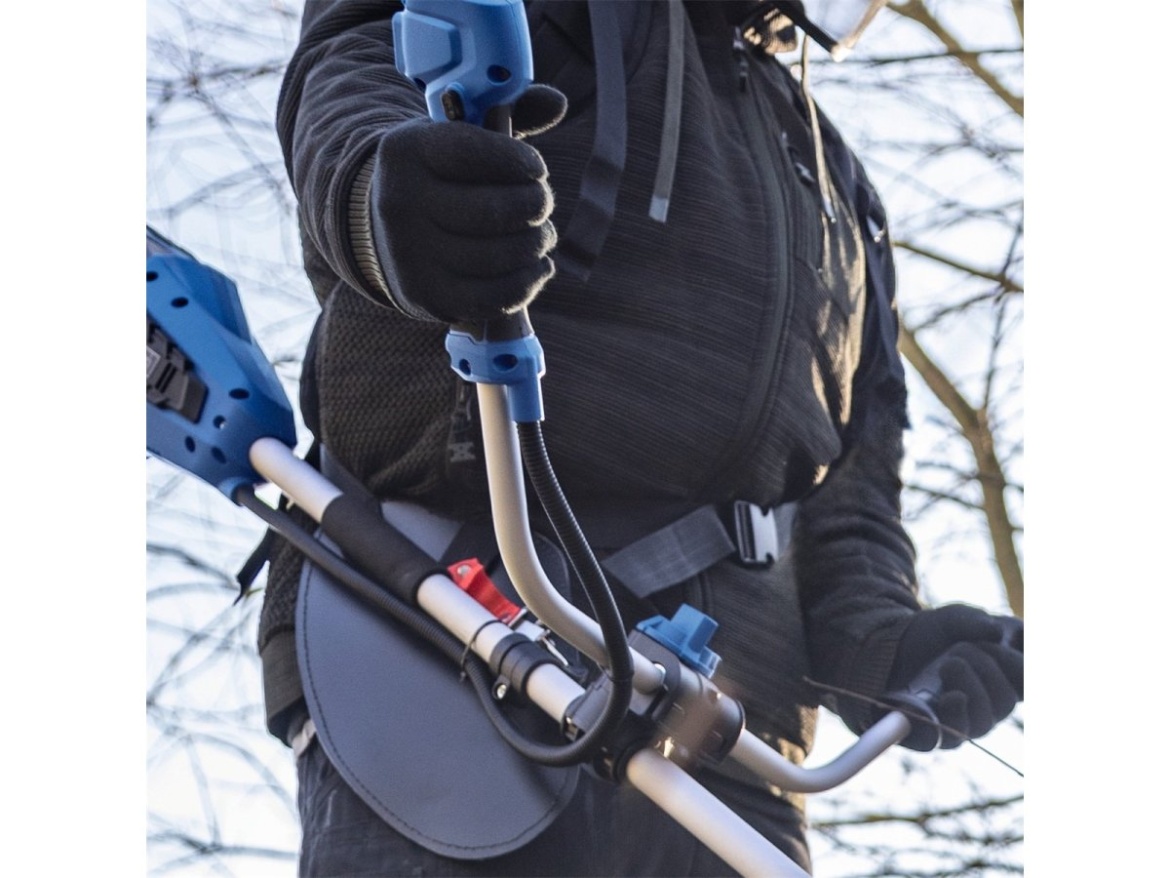 2x20 V IXES aku krovinorez 2v1 (bez batérie a nabíjačky) Scheppach BC-BCH380/40-X