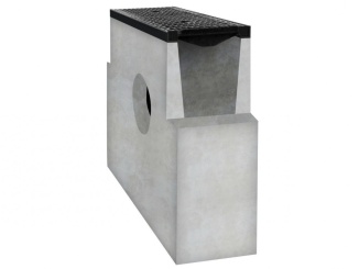 Bélcsatornák – Bielbet betonová vpusť D400 s litinovou mříží 500 x 250 mm 200 mm D400