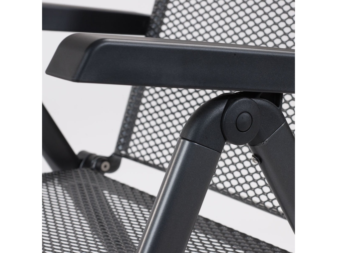 Polohovatelné křeslo z tahokovu MWH 5-POS BASIC