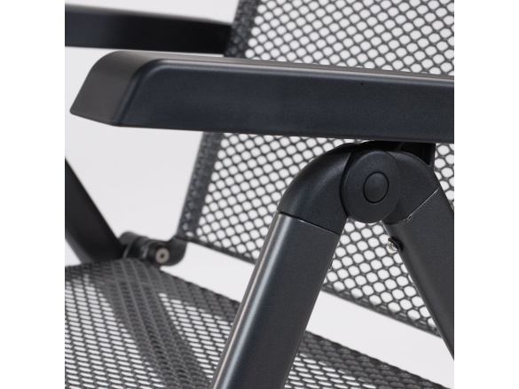 Polohovatelné křeslo z tahokovu MWH 5-POS BASIC