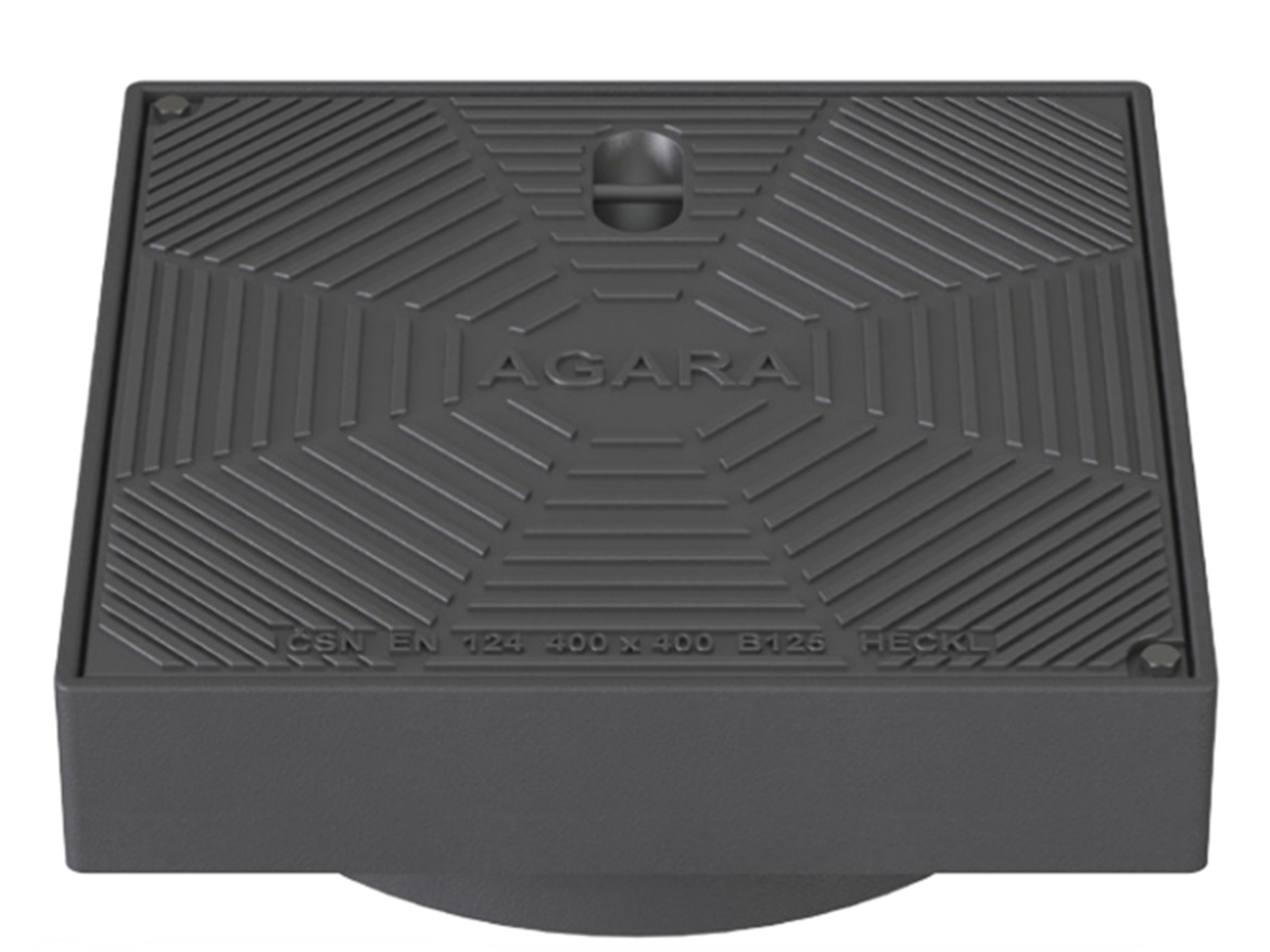 Hranatý poklop Heckl Agara KG