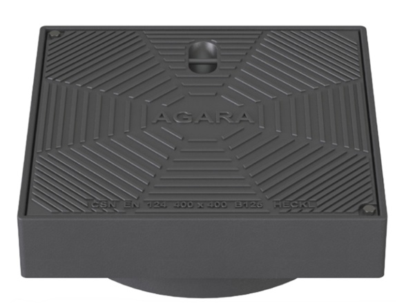 Hranatý poklop Heckl Agara KG