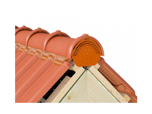 Covernit Uzávěra hřebene plastová