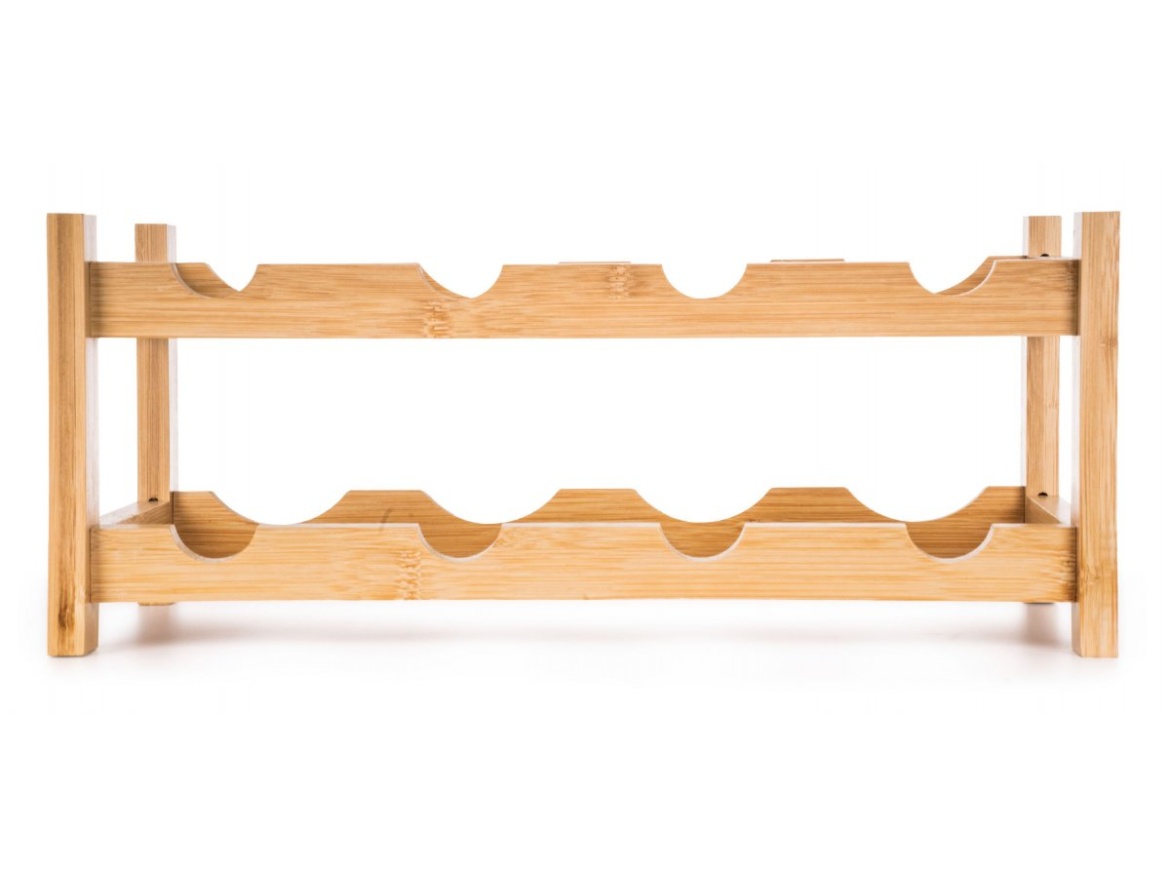 G21 Stojan na víno  na 8 lahví, bambusový