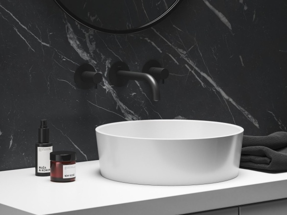 Ravak ES 019.10WV.O1 Umývadlová podomietková batéria, White Velvet