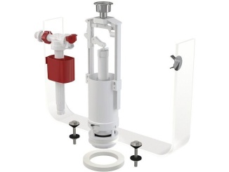 Príslušenstvo – Alcadrain Splachovací souprava se STOP tlačítkem, chrom, SA2000 1/2" CHROM