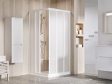Ravak ASRV3 75 198, biela+transparent