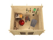 Fából készült kerti ház Tuindeco Lucy