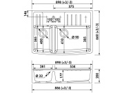 Kuchyňské dřezy Luisina Chambord Berlioz 900.2