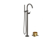 Ravak ES 080.00CR.RB07G Vanová baterie do podlahy bez tělesa, se sprchovým setem, Chrome