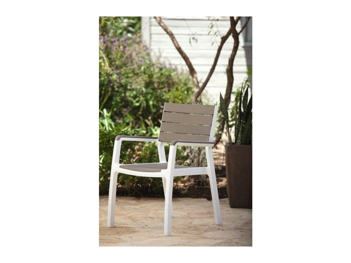 Keter Zahradní křeslo  Harmony bílé / cappuccino, 2. jakost