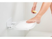 Ravak Sedadlo Chrome, clear/čierna