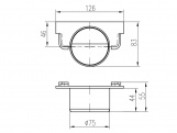 Boční odtok Chuděj D 75