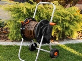 Bradas Zahradní hadice Carat 20m 1/2"  Black Line s vozíkem a příslušenstvím