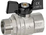 Bugatti Kohout kulový OREGON 307 MF 3/4", přímý, motýl, voda,  03250024