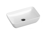 Ravak Umývadlo Uni Slim R 50, bez otvoru pre batériu, bez prepadu, biela matná