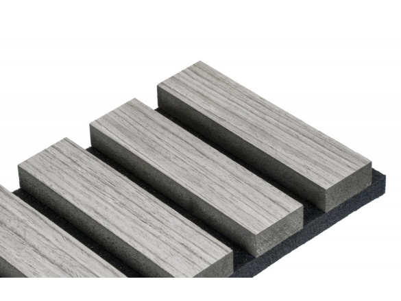 G21 Akustický panel  270x60,5x2,1 cm, šedý dub